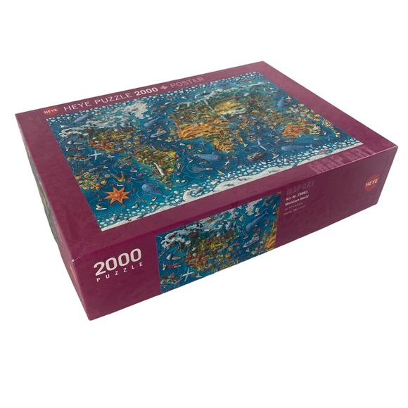 HEYE Miniature World 2000 Piece Puzzle and Poster Art No. 29983 - Picture 2 of 8